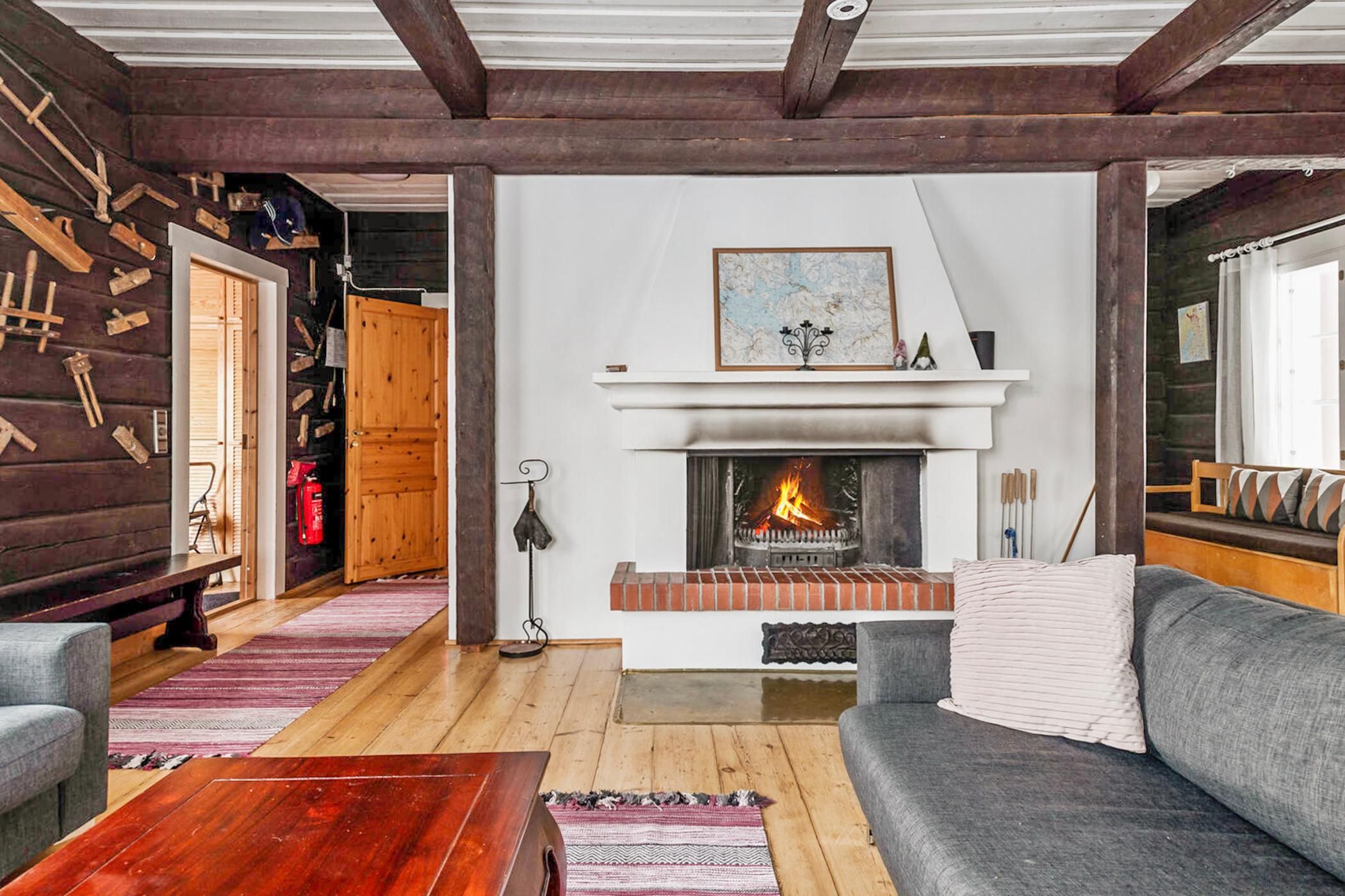 Sauna e area lago della Mökki