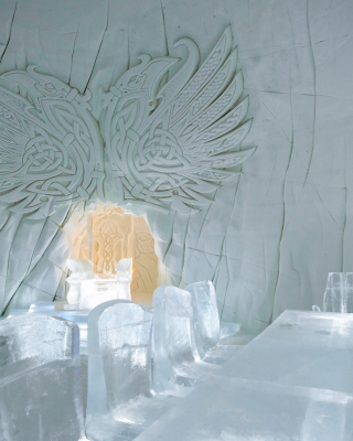 Lapland Hotels SnowVillage ice bar